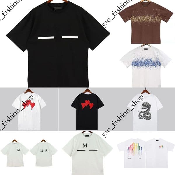 amiridenims Designer TShirts Mens Womens shirt Summer Couple Letter amiridenims Tshirts Casual white black T Stirt Short Sleeve Round Crew Neck Cotton a09