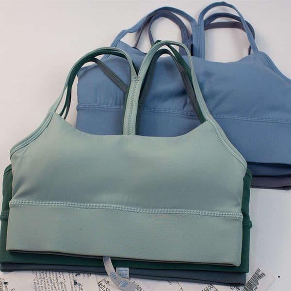 Women's Flow Y Built-in Chest Pad Bra Yoga Fiess Summer Outdoor Sports Quick Drying Breathable Women Top