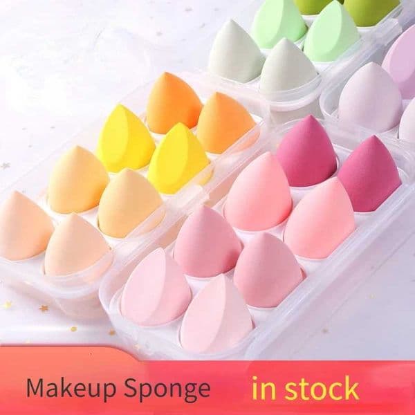 1/3/4Pcs Cosmetic Puff Soft Makeup Sponge Foundation Powder Sponge No Box for Women MakeUp Accessories Cosmetic Tool Dry and WetT260610