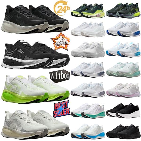 vomero 18 Designer running shoes plus v18 men women sport sneaker Ivory white blue Black Coffee Light Yellow grey Sports Casual Shoe Sneakers sports free shipping