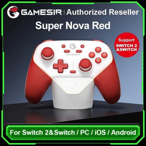 Gamesir Super Nova Wireless Controller for Switch 2 and Switch T4n Pro Gamepad with Charging Station and GameSir Hall Effect T260608