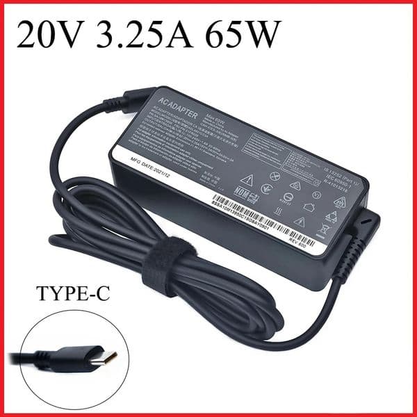 20V 325A 65W USB Type-C AC Laptop Power Adapter Charger For Thinkpad X1 Carbon Yoga X270 X280 T580 P51 P52s E480 E470 S2 260611