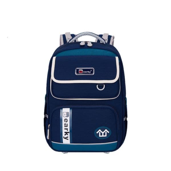 Classic Style Kids Spine-Friendly Backpack, Breathable Water Resistant School Bag for Boys & Girls, Large Capacity Durable Daypack for School & Daily Use