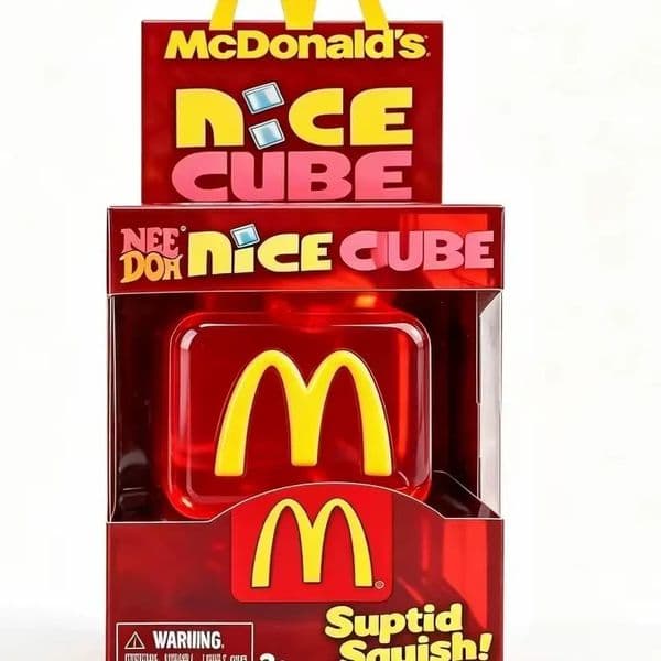 Schylling Needoh Nice Cube sensory toy, stress relieving toy, slow rebound sensory stress relieving block