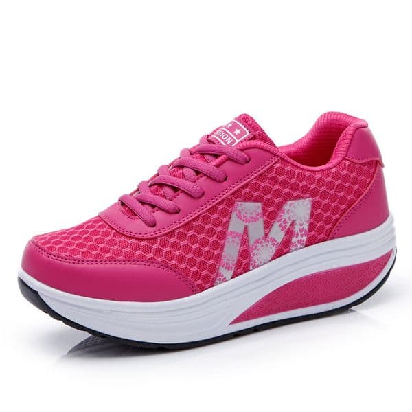2026 Autumn/Winter Mesh Casual Shoes Rocker Shoes Outdoor Travel Shoes Women's Sports Shoes Plus Size Shoes