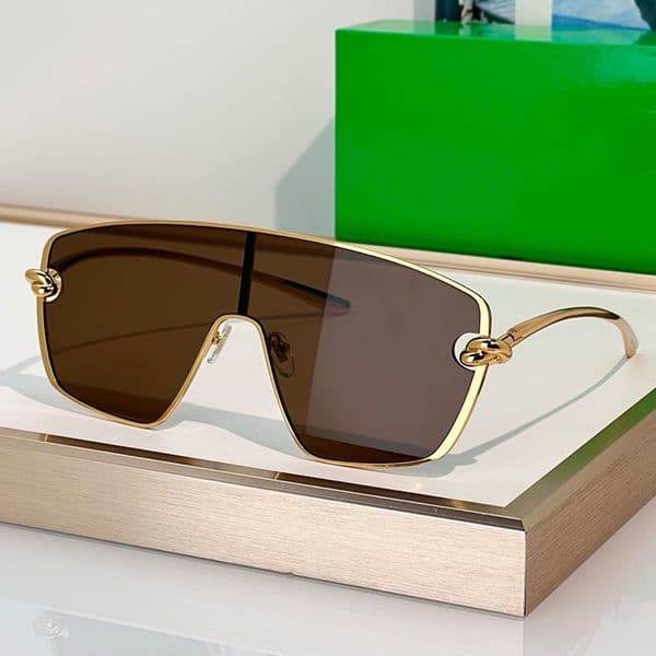 Designer Sunglasses Oversized Fashion Metal Knot Shield Eyewear 1515S Women Men Luxury Sunglasses Outdoor Goggles UV400 Glasses With box