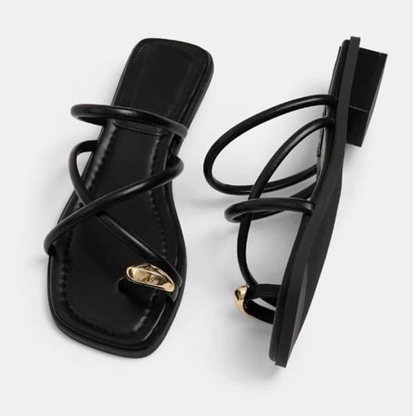 Sandals Women Slipper Woman Summer Flat Heel Roman Shoes Low Heels Sandals Footwear 2024 Womens Gladiator Open Toe Beach Ladies