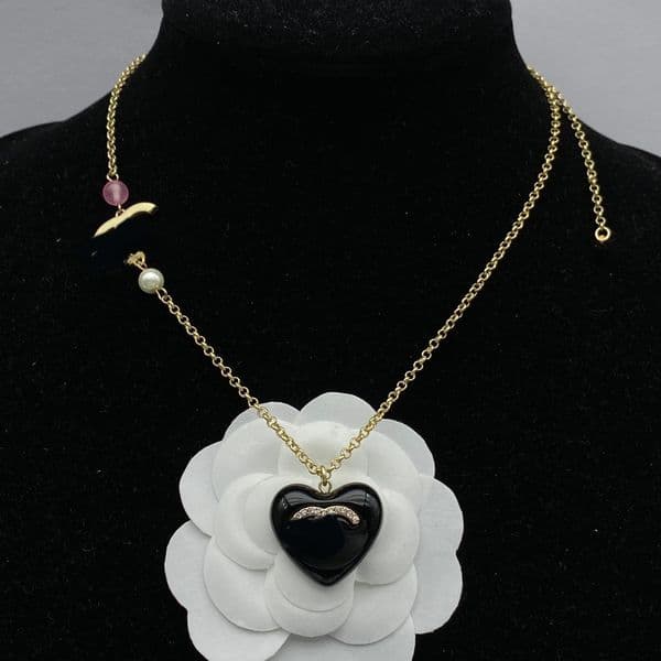 Luxury Brand Designer Necklace Letter Pendant for Women Pearl Choker Chains Necklace 18K Gold Plated Wedding Party Jewelry Accessories Gift