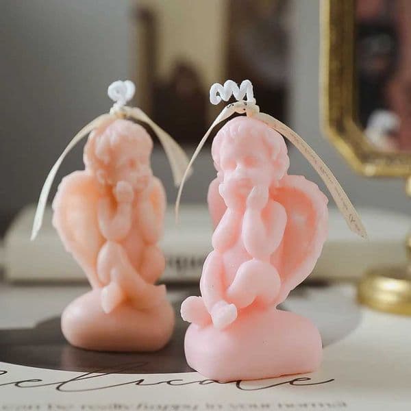 Birthday Gift Little Angel Candle Aromatherapy with Handmade Gift Home Decoration W240813