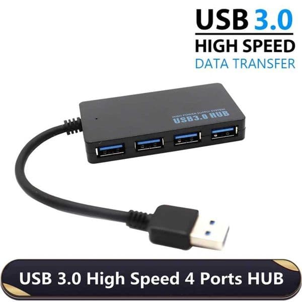 High speed 4-port USB 3.0 hub multi USB C Type-C splitter extender multi USB extender PC accessories CL240905