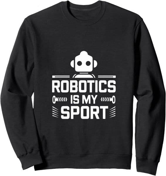 Long Sleeve Shirts For Men Sweatshirt Robotics Is My Sport Robot Digital Funny T-Shirt Sweatshirt Tee Streetwear Casual Tops Clothes Fashion Free shipping