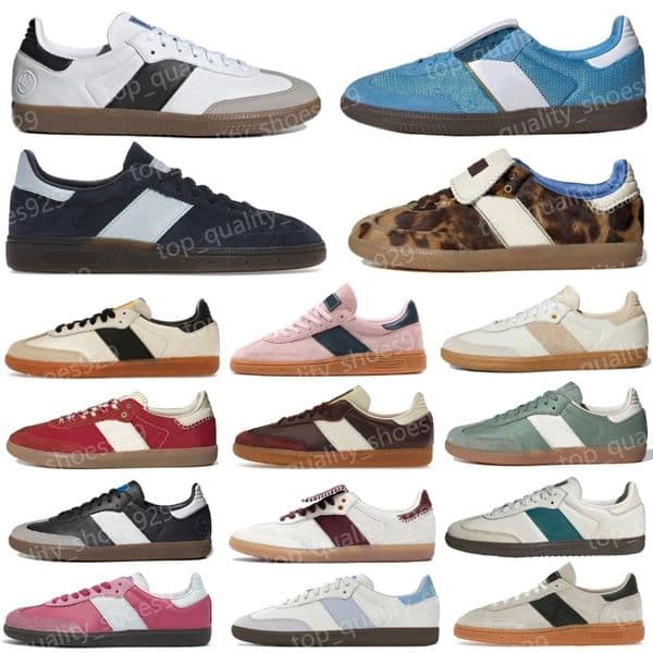 Designer Shoes Man Woman Sneakers Cloud White Core Black Gum Navy Cardboard Sier handballs Pony Leopard Vegan OG Sand Strata Sporty and rich Trainers