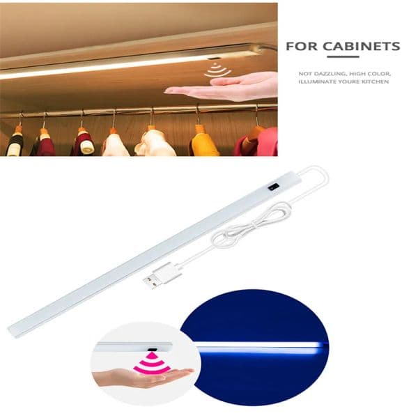 30 40 50 CM Hand Scan LED Night light USB Bar Lamp Bedroom Desk Lamps Reading Home Kitchen Wardrobe Decor Lights LL