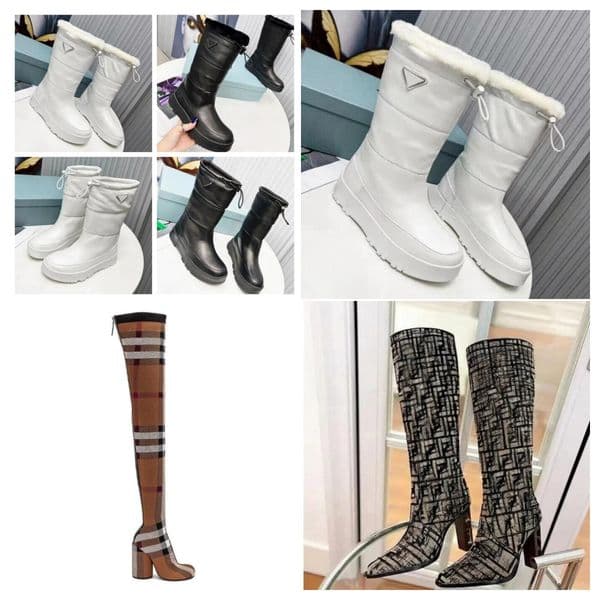 Boots High Boot Paris Fashion Women Suede Fall Winter Booties Outdoor Warm Shoes Sneakers Casual Shoes