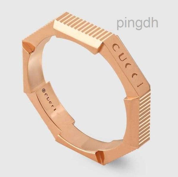 Designer Designers Ring Rings Fashion Men Women Rings Titanium Steel Engraved Letter Pattern Lovers Jewelry Narrow Ring Link to Love Stud Ring Size 5-11