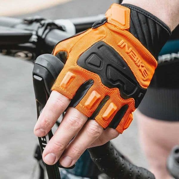 INBIKE 2023 New MTB Bicycle Gloves Summer Half Finger Bicycle Gloves Womens Breathable Sports Bicycle Gloves MH010 CL240921