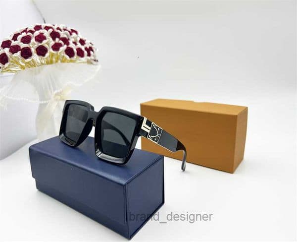 Premium Sunglasses Lens Womens Mens Goggles Premium Glasses for womens glasses Frame vintage metal sunglasses with boxUC69