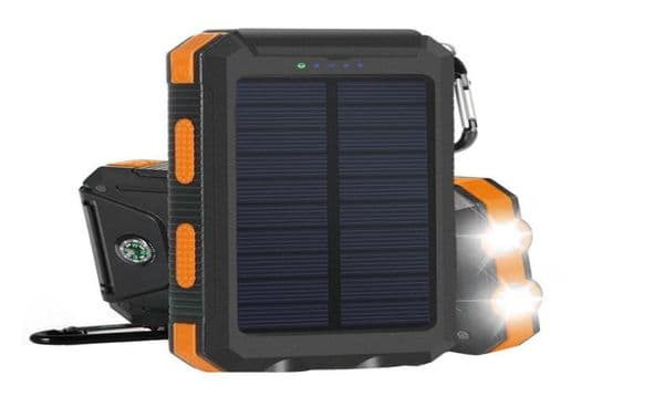50000mAh Novel solar PowerBank Waterproof Power Banks 2A Output Cell Phone Portable Charger8408066