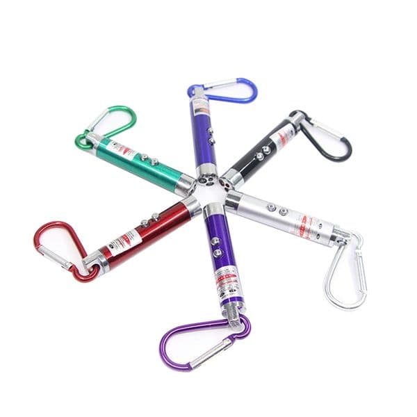 Multi-functional Mini 3 in1 LED Laser Light Pointer Key Chain Flashlights Torch Flashlight Money Detector Light Epacket
