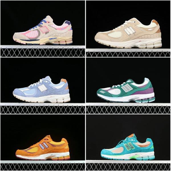 65Color ash Designer 740 2002r Running Shoes Athletic Men Women Trainers Outdoor Sneakers 36-45