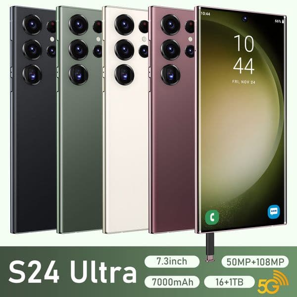 16GB+1TBTop Quality S26 Ultra true 5G built-in pen Android smartphone 7.3 large screen 21 million pixels Cheap Mobile Phones.