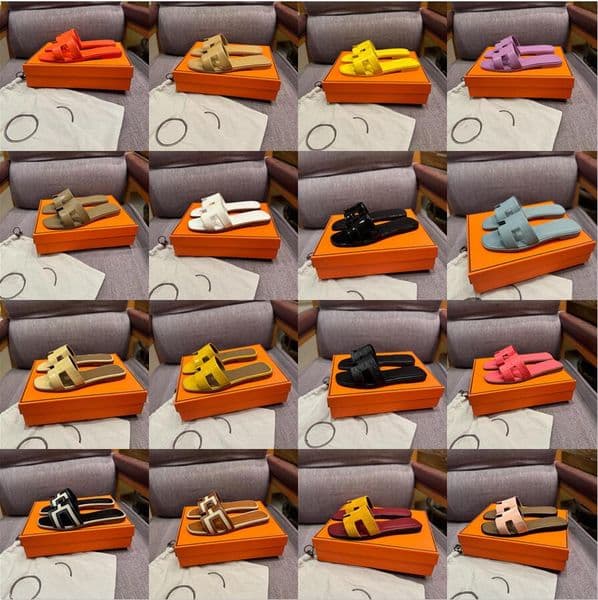 Top quality designer sandals platform slides women sandale men slipper shoes bottom fur flip ps summer casual beach sandal real leather