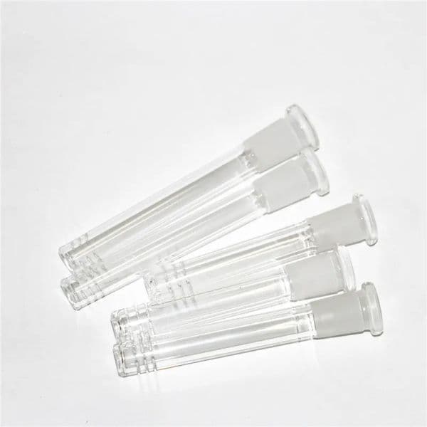 Bong Downstem Replacement 19mm 18.8mm 18mm 14mm Slitted Down Stem Diffuser Slider 3 inch-6 inch for Beaker Straight Tube Water Pipes LL