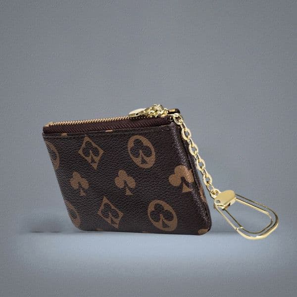 KEY POUCH Car keychain Mini wallet Designer Fashion Womens Mens Credit Card Holder Coin Purse Bag Charm Come bags