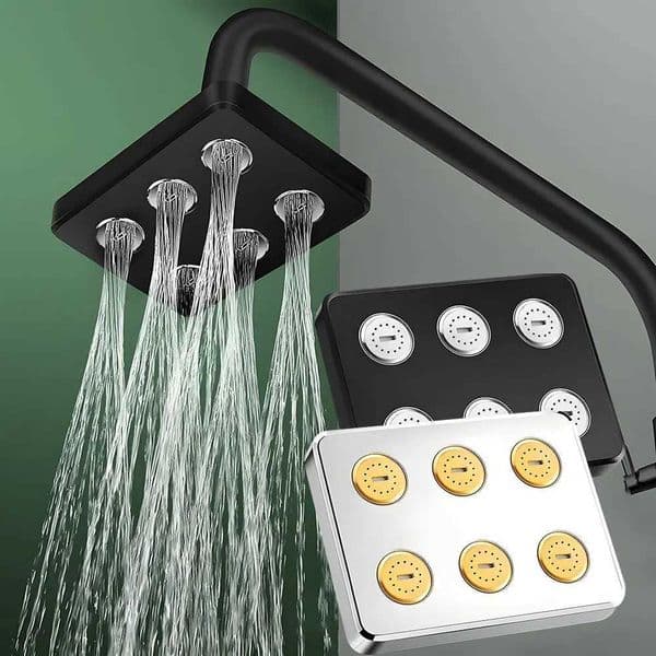 360 mini surround pressure shower head large water rain shower head shower head bathroom accessoriesW240730