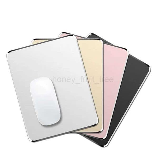Aluminum Metal Mouse Pad Mat Hard Smooth Matte Thin Non-Slip Waterproof Fast and Accurate Control Mousepad for Office HomeM240802