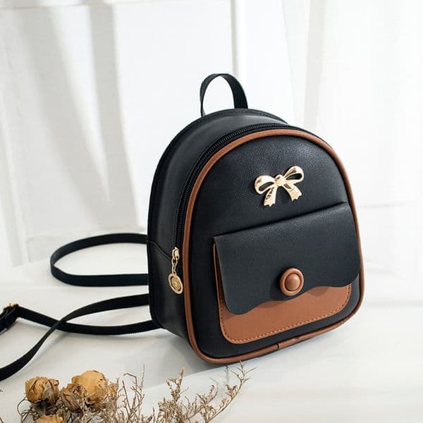 Fashion New Korean Style Mini Backpack Small Backless Bag Multi-Functional Girls' Travel Tote