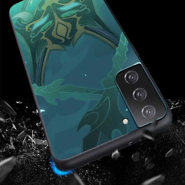 Genshin Impact Icon Phone Case For Samsung Galaxy S23 S22 5G S21 Ultra S20 S10 S9 Plus S10E S8 S7 Edge Protective Bag Cover