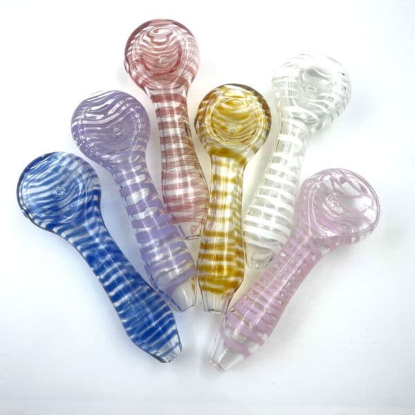 Glass Hand Pipes Glass Durable Borosilicate Glass Tobacco Burner Colorful Handheld Smoking Tube