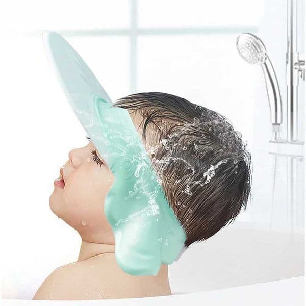 Adjustable cartoon pig silicone baby shampoo cap waterproof for childrens bathing and shower 27 * 26cm shampoo protectionW240717