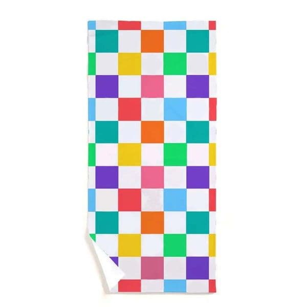 Classic letter beach towel long large bath towel comfortable portable printed flowers senior multicolor cotton good absorption designer facecloth ins JF013 E23