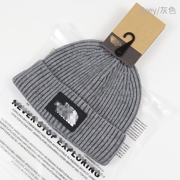 Europe Knitted Hat Designer North Beanie Cap Men Autumn Winter Embroidery Letter Nf Skull Caps Casual Fitted Unisex Leisure Pullover Bonnet GorrosA