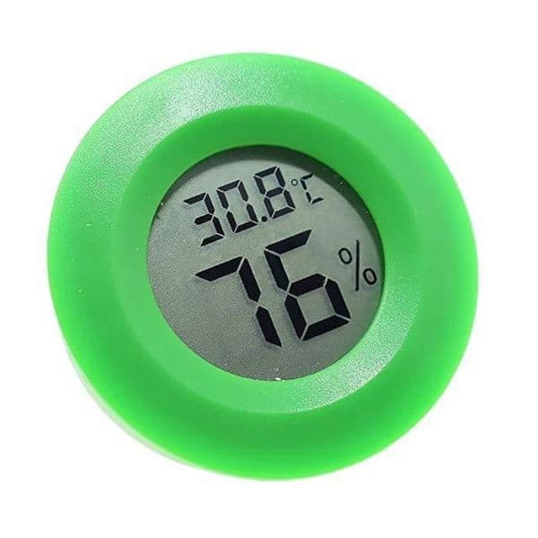 Hygrometer Mini Thermometer Fridge Hygrometer Portable Digital Temperature Instruments Acrylic Round Hygrometers Humidity Monitor Meter Detector ni658