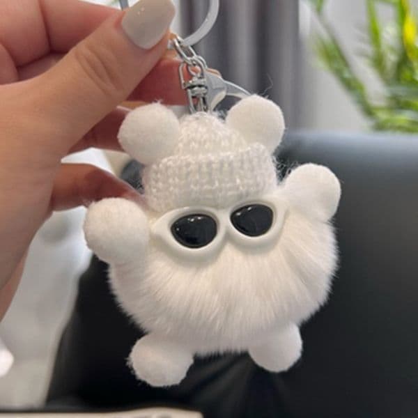 Wholesale Bulk Stuffed Plush Animal Doll Pendant Charm on Backpack Keychain Accessories Bag Hanging Toy Little Muffin Cute Ladies Bags 8cm DHL
