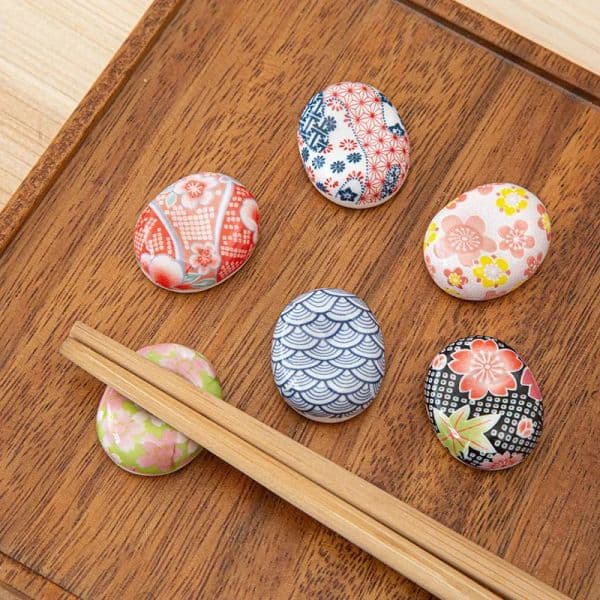 Bean Rest, Japanese Style Ceramic Chopsticks Holder, Spoon Rest for Kitchen Table Decor LL