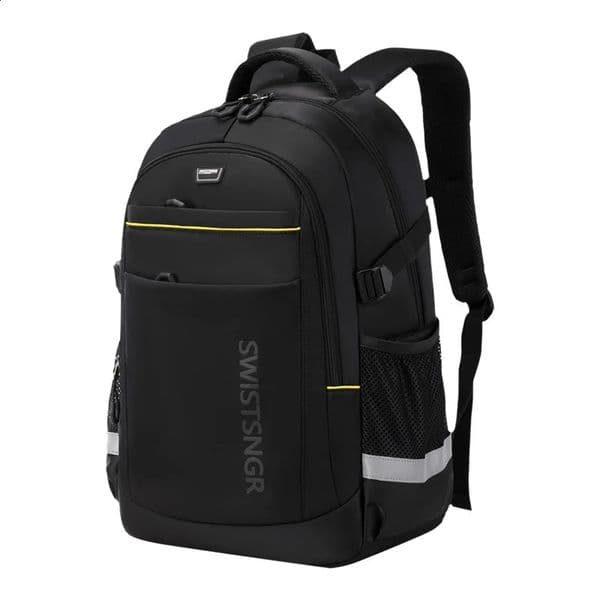 Waterproof 17.3 Inch Laptop Backpack Men Vintage School Bag Girl Fashion Swiss Backpack Travel Women Rucksack Male Mochila 240824