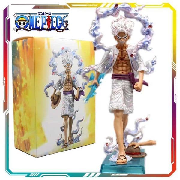 23cm animated Zook Luffy One Piece GK Monkey D. Luffy Action Figures PVC Statue Model Doll Collection desktop decoration toy W240828