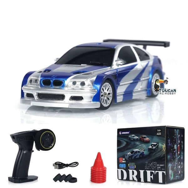 Gifts Outdoor Toy 1/43 RC Mini Racing 2.4g Wireless Control Drift Car 4WD Boy High Speed Car Model TH23884 W240829