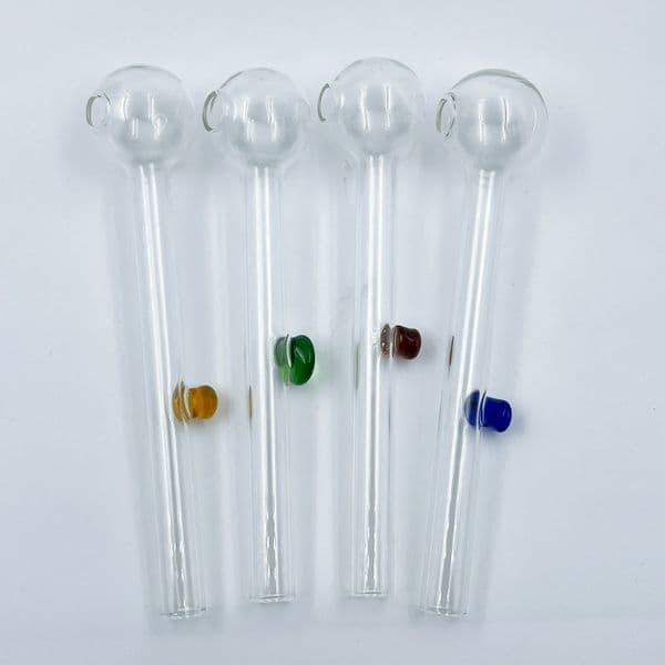 Hookah gourd smoke pipe polychromatic oil burner tube straight glass