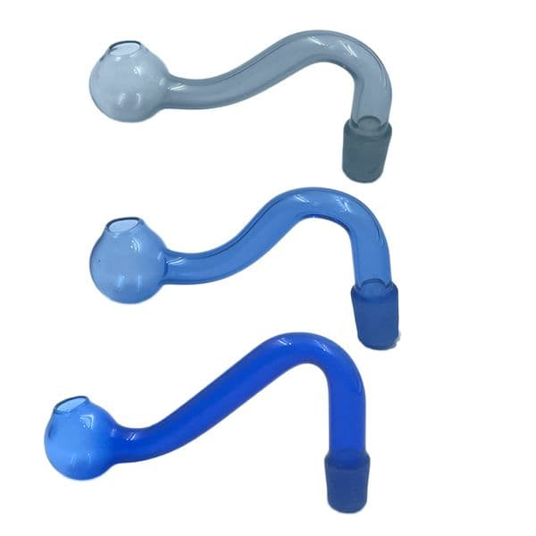 Thick 10mm 14mm 18mm male female clear thick glass oil burner water pipes glass bongs adapter