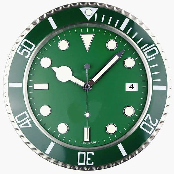 Home Decorative Watch Cloc Brands Metal Glass Quartz French Gift Design Living Room Modern Art Creative Wall Blue