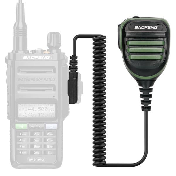 Baofeng IP54 Waterproof Microphone Shoulder Speaker For Baofeng UV-XR UV-9R PLUS/Pro BF-9700 A-58 Walkie talkie