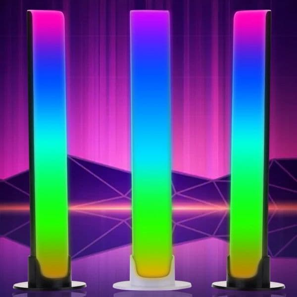 RGB Sound Control Light Smart 2025 APP Control Music Rhythm Atmosphere Light for Compute new Gaming Desktop Decor Ambient Pickup Lamp