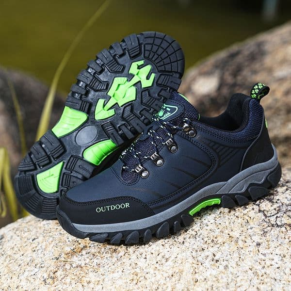 Men's Warm Brand Men Winter Snow Waterproof Leather Sneakers Super Outdoor Male Hiking Size 39-46 Boots Work Shoes 096f