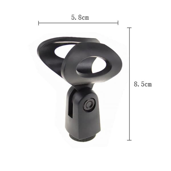 Universal Microphone Clip Clamp With Adapter For Handheld Mic Mount Holder Stand Handheld Wireless/Wire Mic Stand Accessory