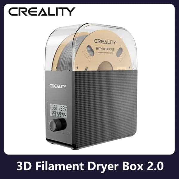 CREALITY 3D Filament Dryer Adjustable Thermo Drying Box 360° Hot-air Heating Real-time Humidity Monitoring Storage Arid Machine